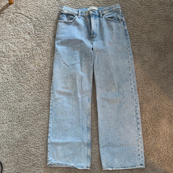 Abercrombie & Fitch Denim - Abercrombie & Fitch Light Blue Straight Leg Jeans